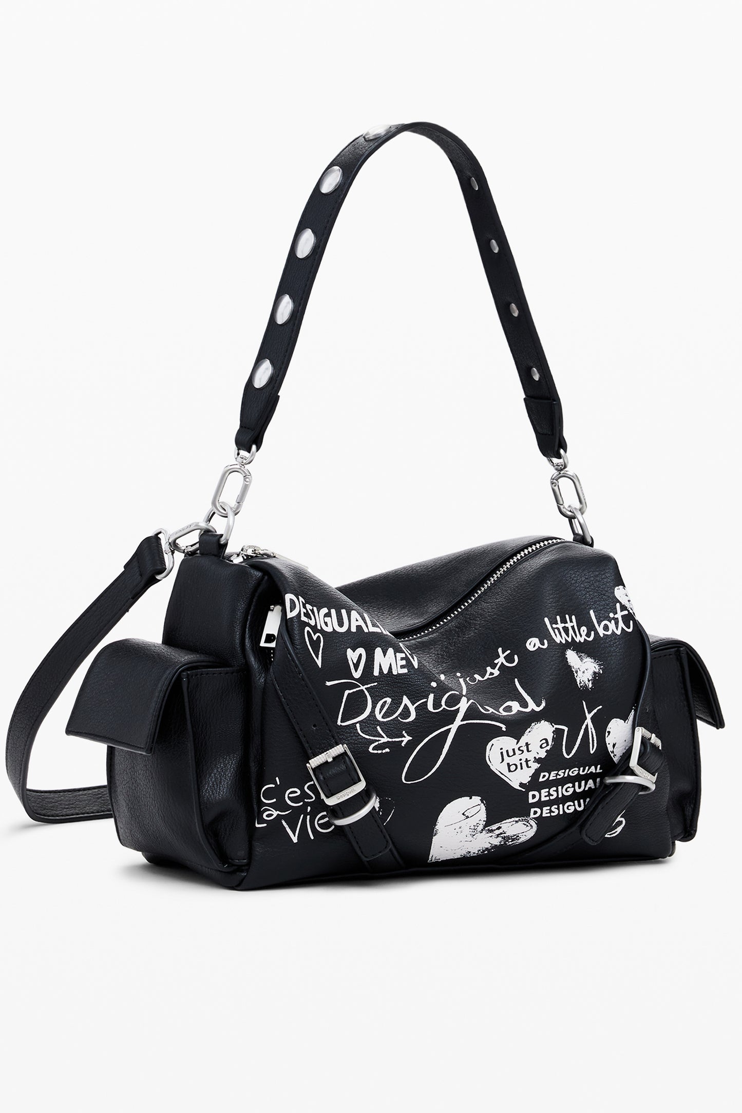DESIGUAL BORSA DONNA NERO