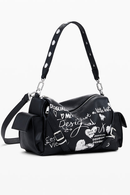 DESIGUAL BORSA DONNA NERO