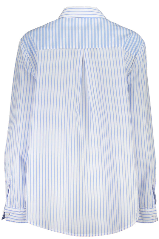 DESIGUAL CAMICIA MANICHE LUNGHE DONNA AZZURRO