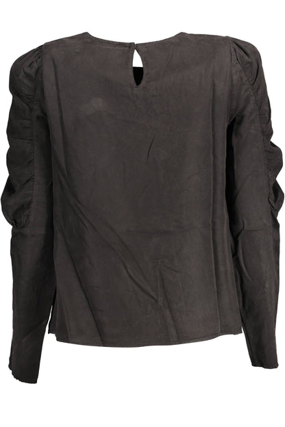 DESIGUAL CAMICIA MANICHE LUNGHE DONNA NERO