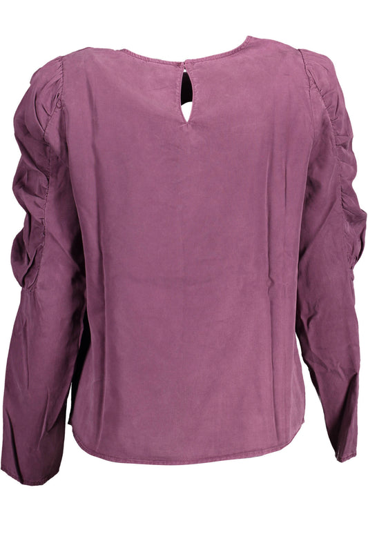DESIGUAL CAMICIA MANICHE LUNGHE DONNA VIOLA