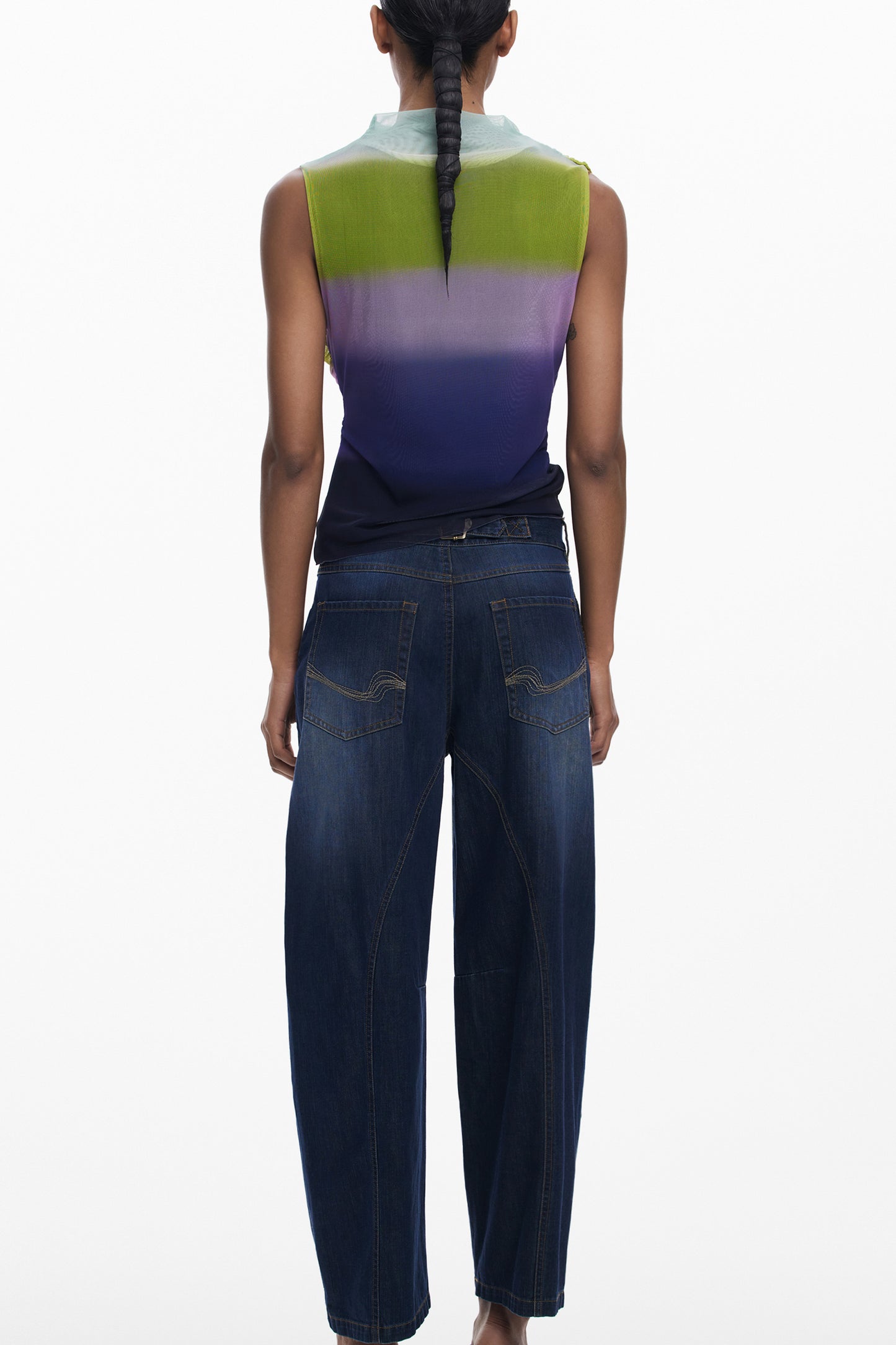 DESIGUAL CANOTTA DONNA VERDE