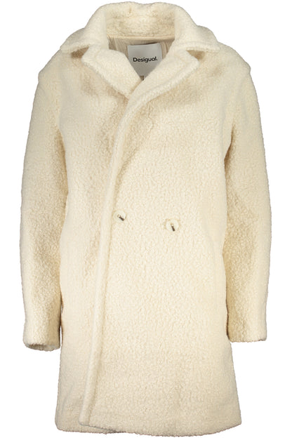 DESIGUAL CAPPOTTO DONNA BIANCO