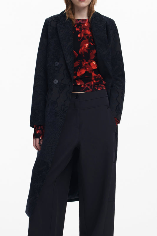 DESIGUAL CAPPOTTO DONNA NERO