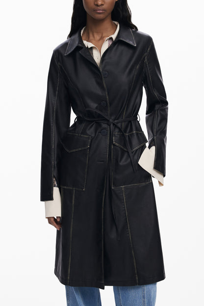 DESIGUAL CAPPOTTO DONNA NERO