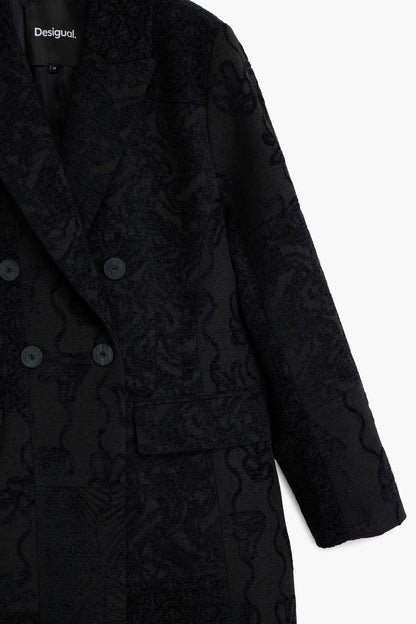 DESIGUAL CAPPOTTO DONNA NERO