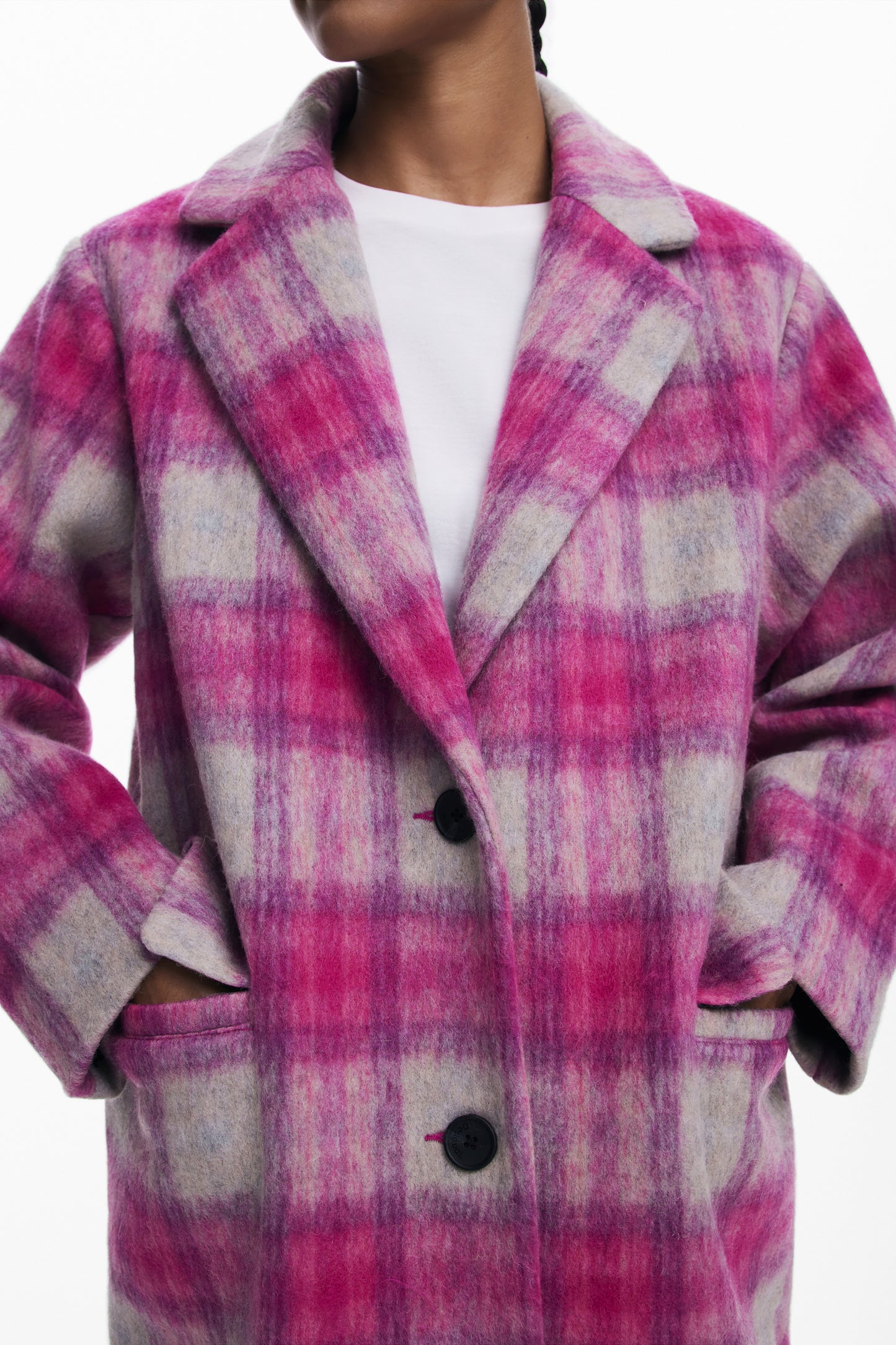 DESIGUAL CAPPOTTO DONNA ROSA