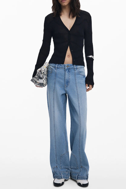 DESIGUAL CARDIGAN DONNA NERO