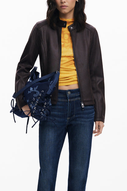 DESIGUAL GIUBBOTTO DONNA MARRONE