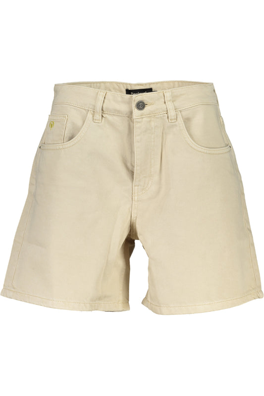 DESIGUAL JEANS SHORT DONNA BEIGE