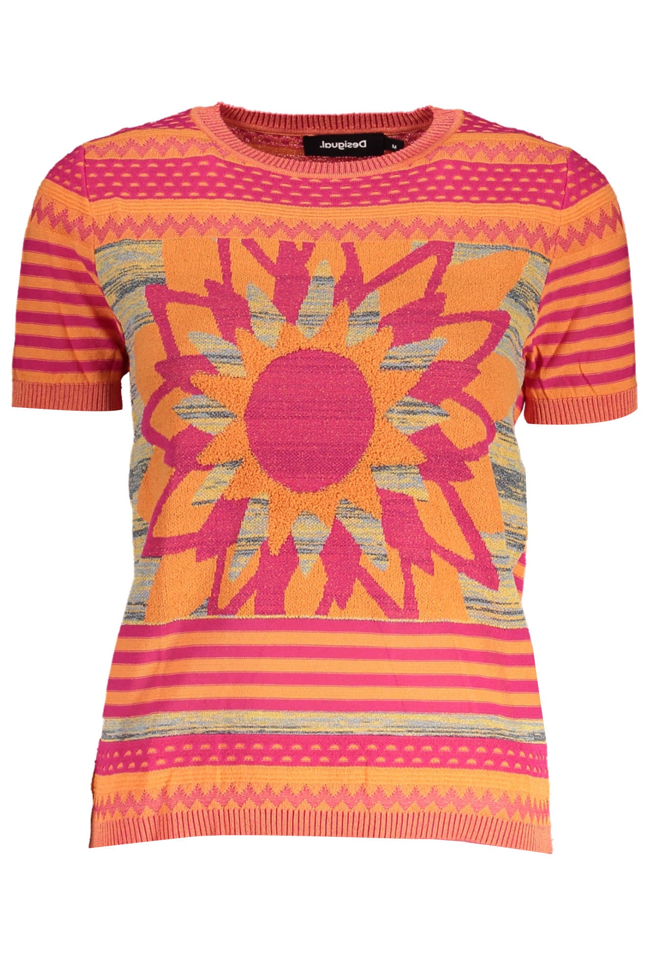 DESIGUAL MAGLIA DONNA ARANCIO