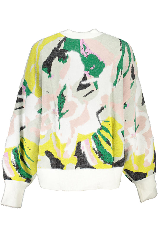 DESIGUAL MAGLIA DONNA BIANCO