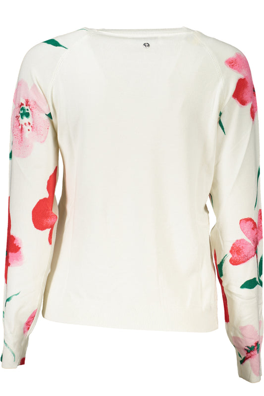DESIGUAL MAGLIA DONNA BIANCO