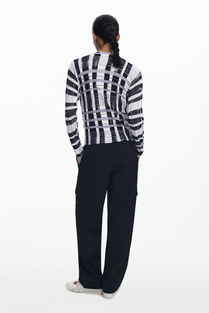 DESIGUAL MAGLIA DONNA BIANCO