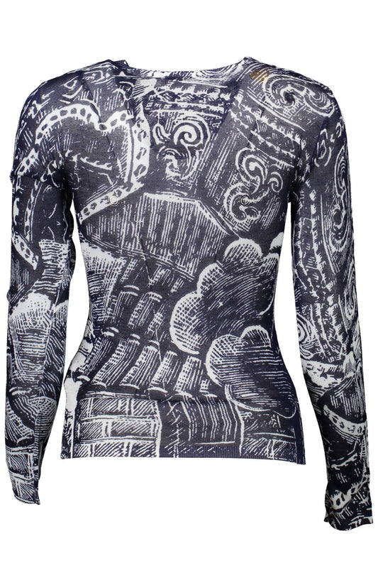 DESIGUAL MAGLIA DONNA BLU