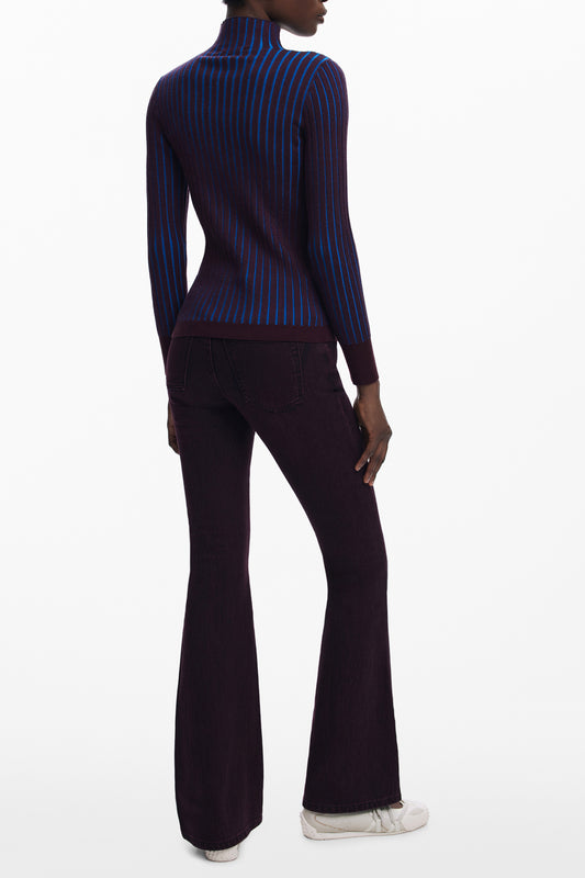 DESIGUAL MAGLIA DONNA MARRONE