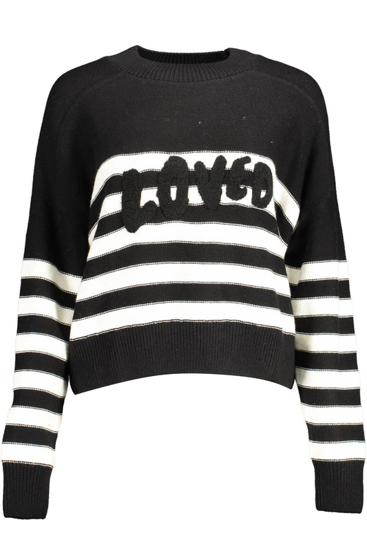 DESIGUAL MAGLIA DONNA NERO