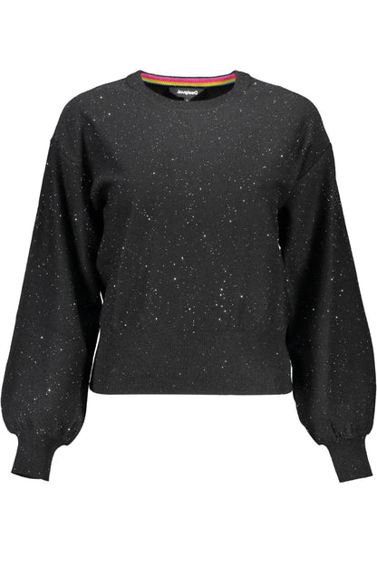 DESIGUAL MAGLIA DONNA NERO