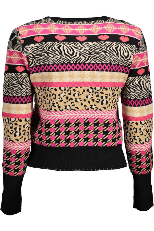 DESIGUAL MAGLIA DONNA NERO
