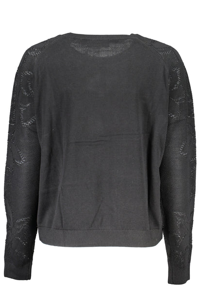DESIGUAL MAGLIA DONNA NERO