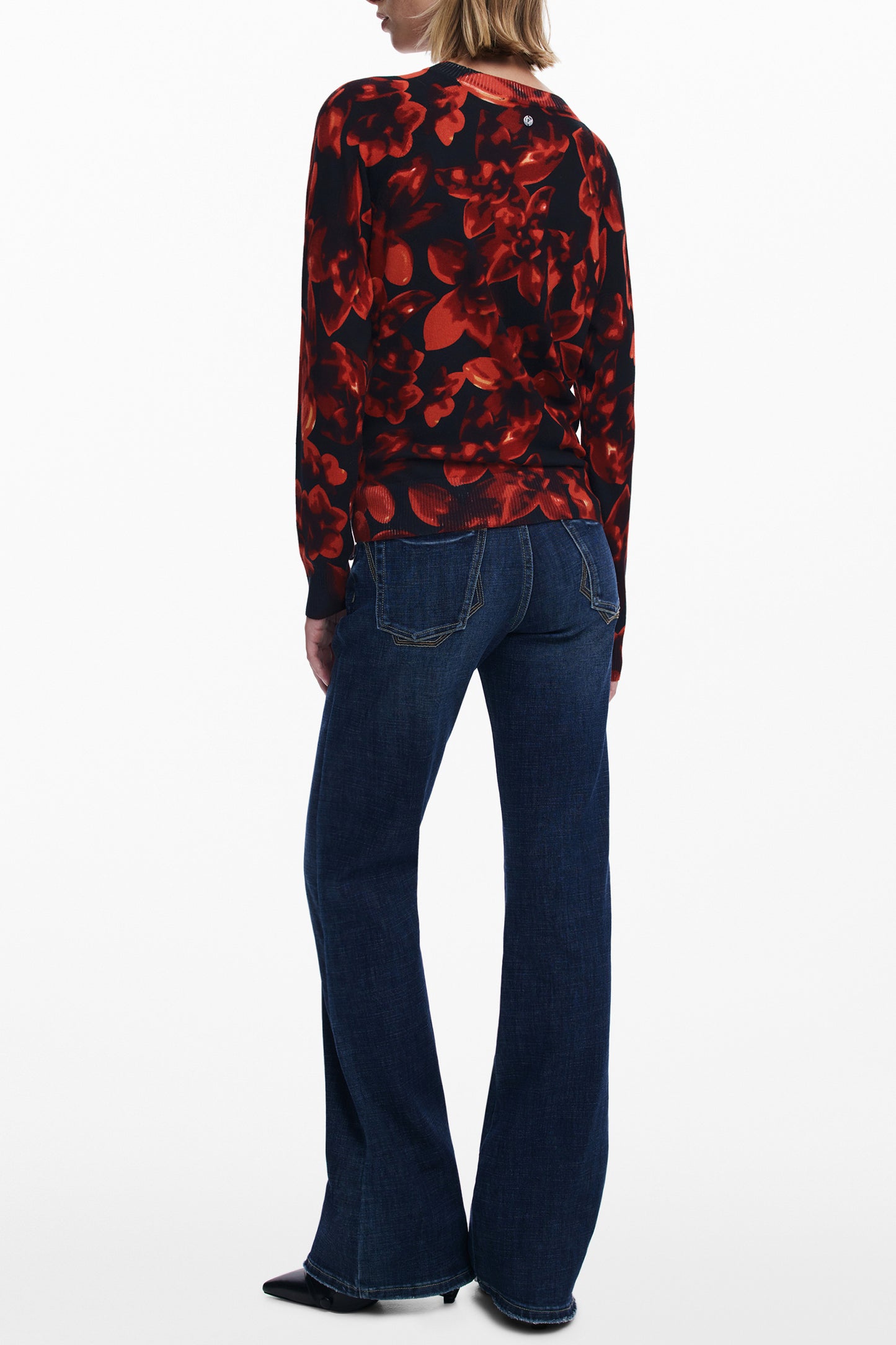 DESIGUAL MAGLIA DONNA NERO