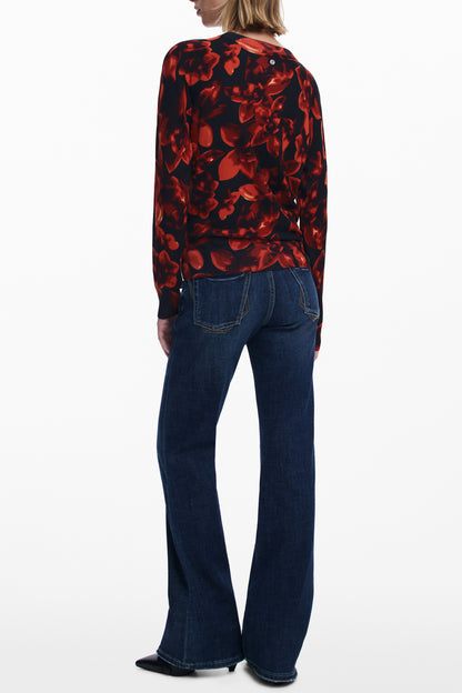 DESIGUAL MAGLIA DONNA NERO