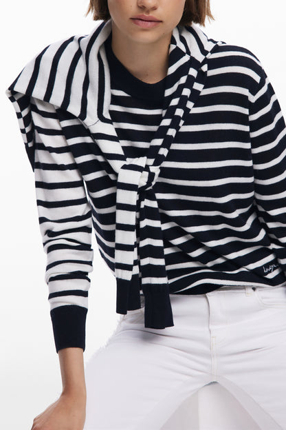 DESIGUAL MAGLIA DONNA NERO