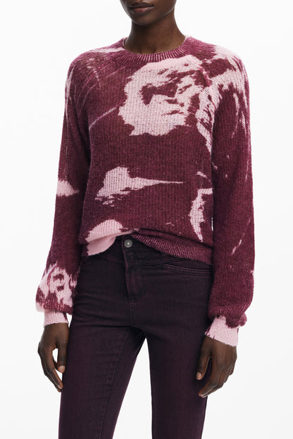 DESIGUAL MAGLIA DONNA ROSA