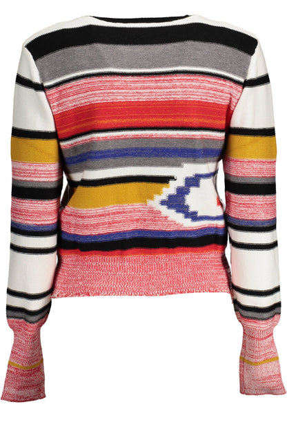 DESIGUAL MAGLIA DONNA ROSSO