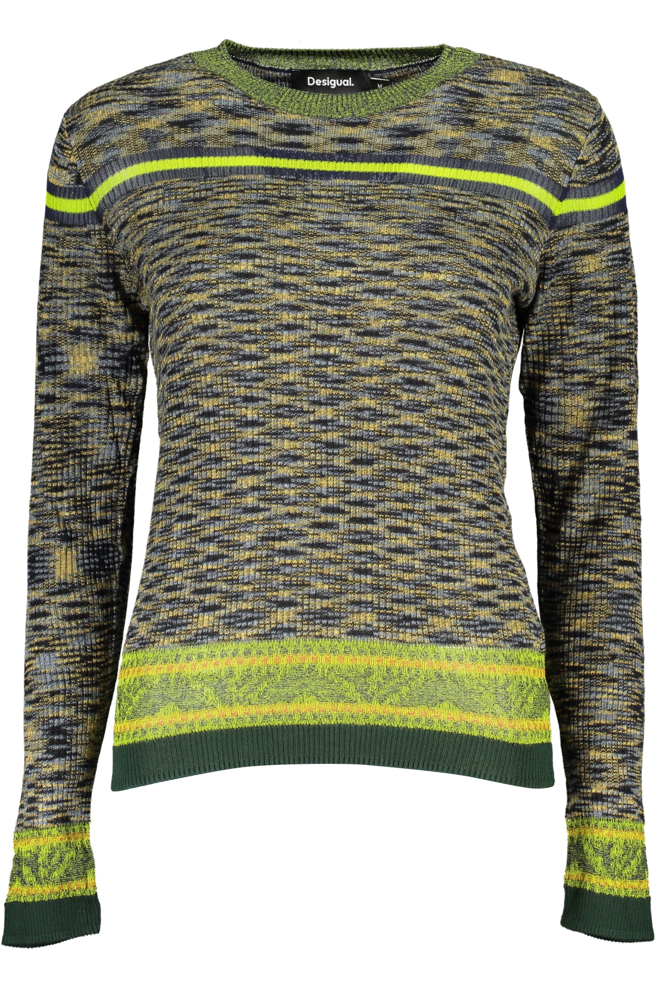 DESIGUAL MAGLIA DONNA VERDE