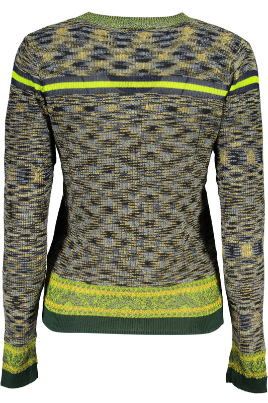 DESIGUAL MAGLIA DONNA VERDE
