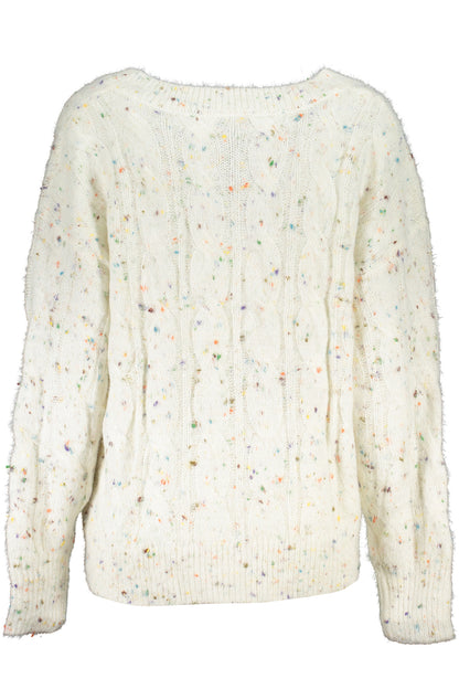 DESIGUAL MAGLIONE DONNA BIANCO
