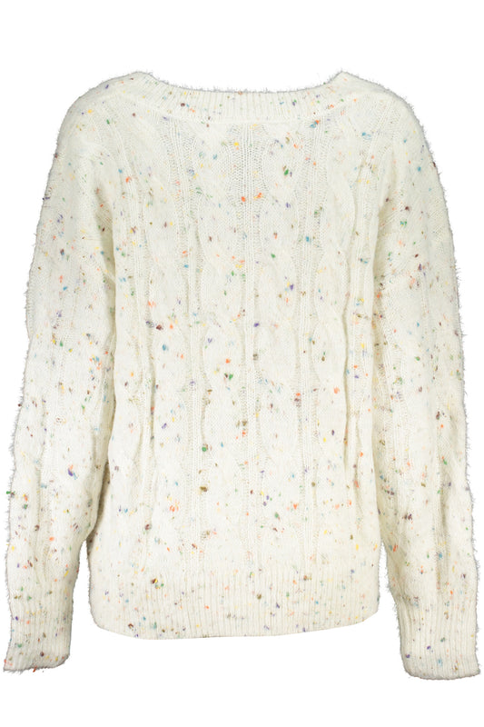 DESIGUAL MAGLIONE DONNA BIANCO