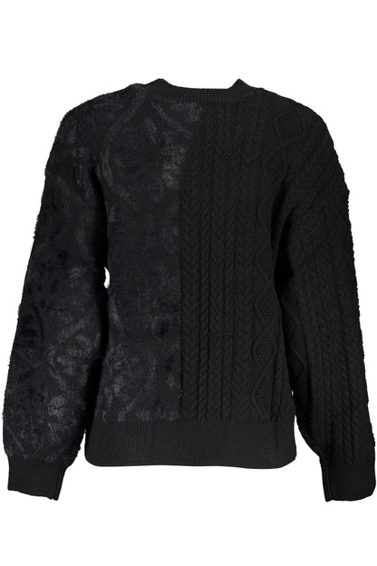 DESIGUAL MAGLIONE DONNA NERO