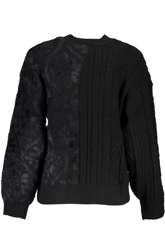DESIGUAL MAGLIONE DONNA NERO