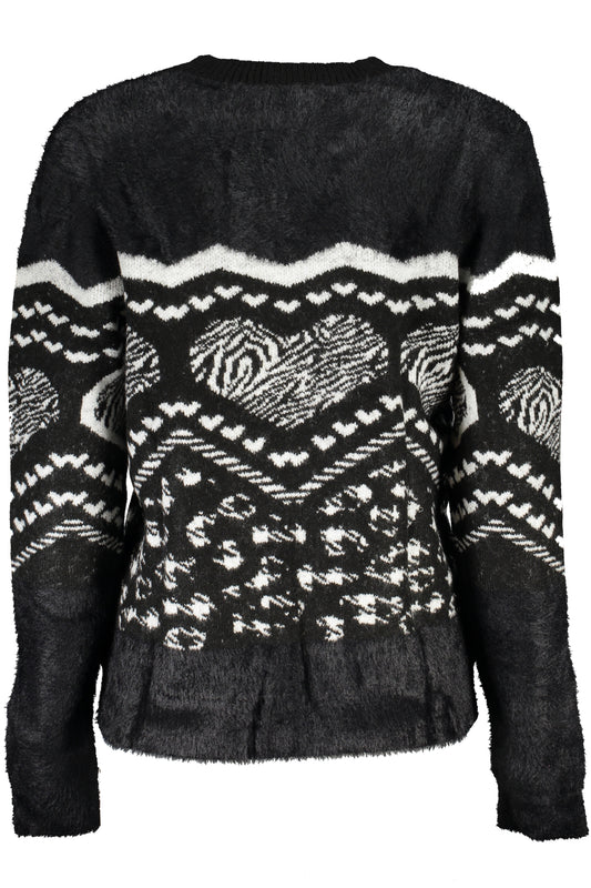 DESIGUAL MAGLIONE DONNA NERO