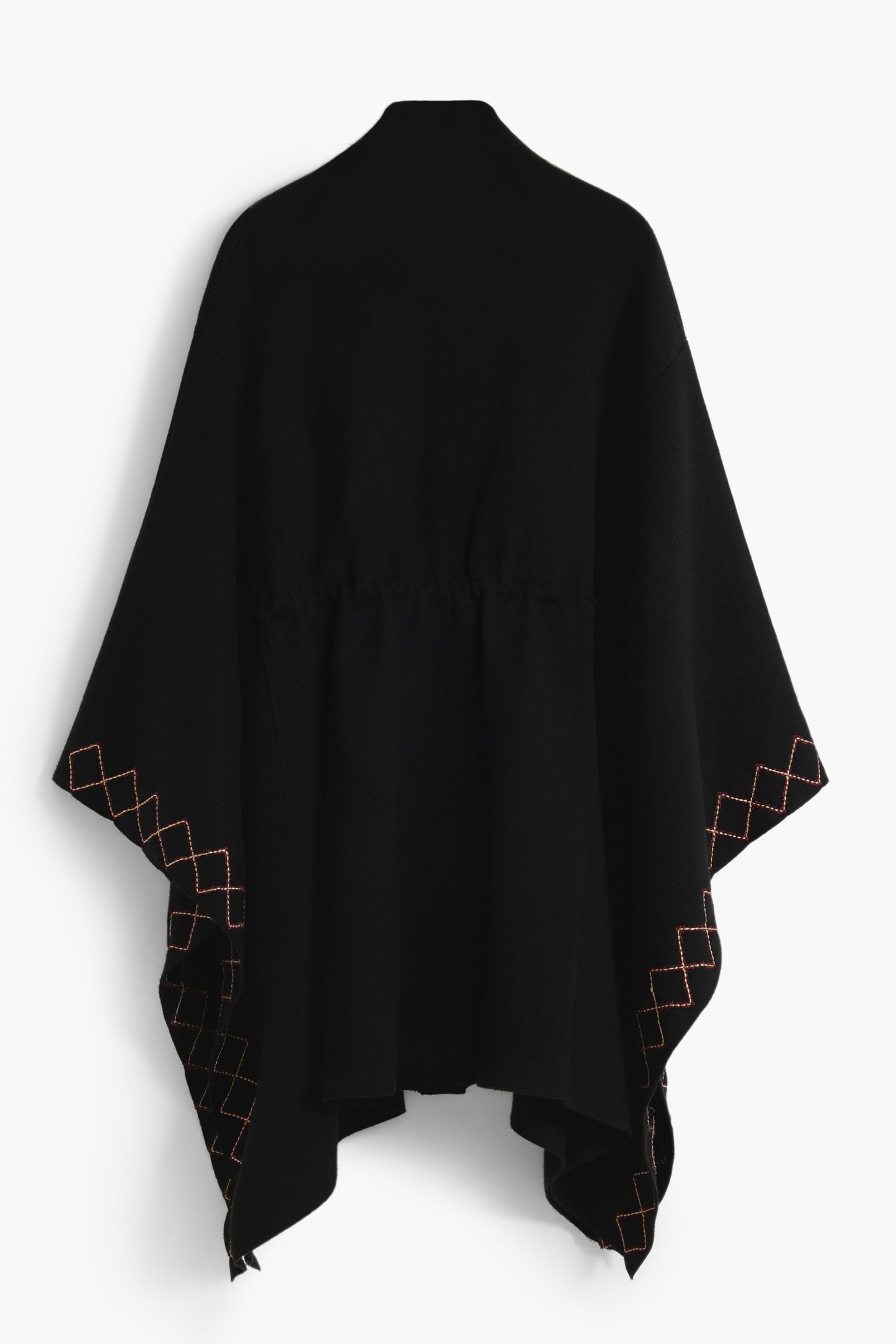 DESIGUAL PONCHO DONNA NERO