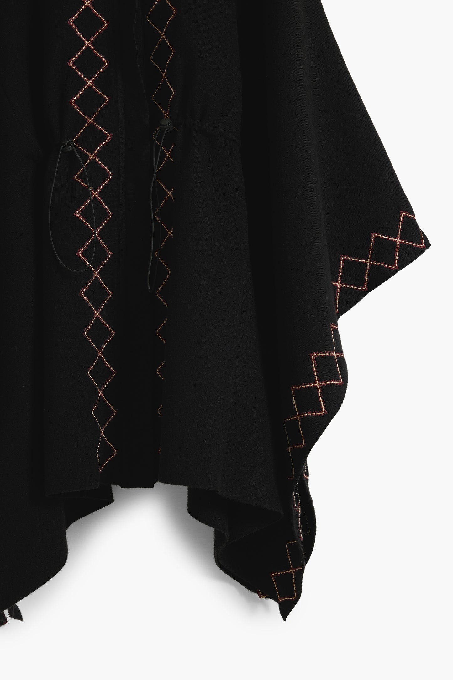 DESIGUAL PONCHO DONNA NERO
