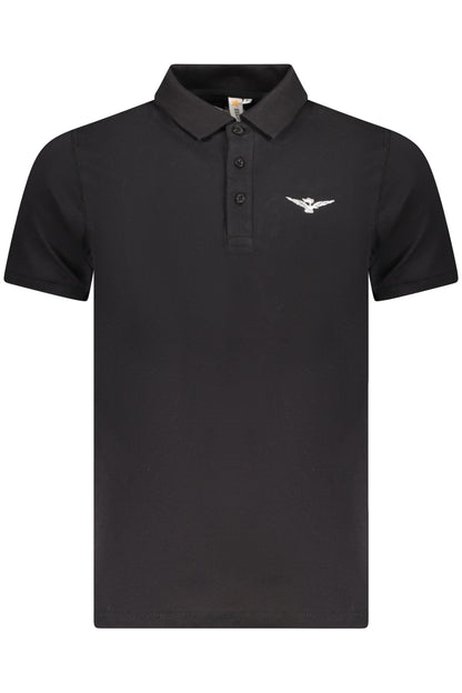 ESERCITO 1659 POLO MANICHE CORTE UOMO NERO