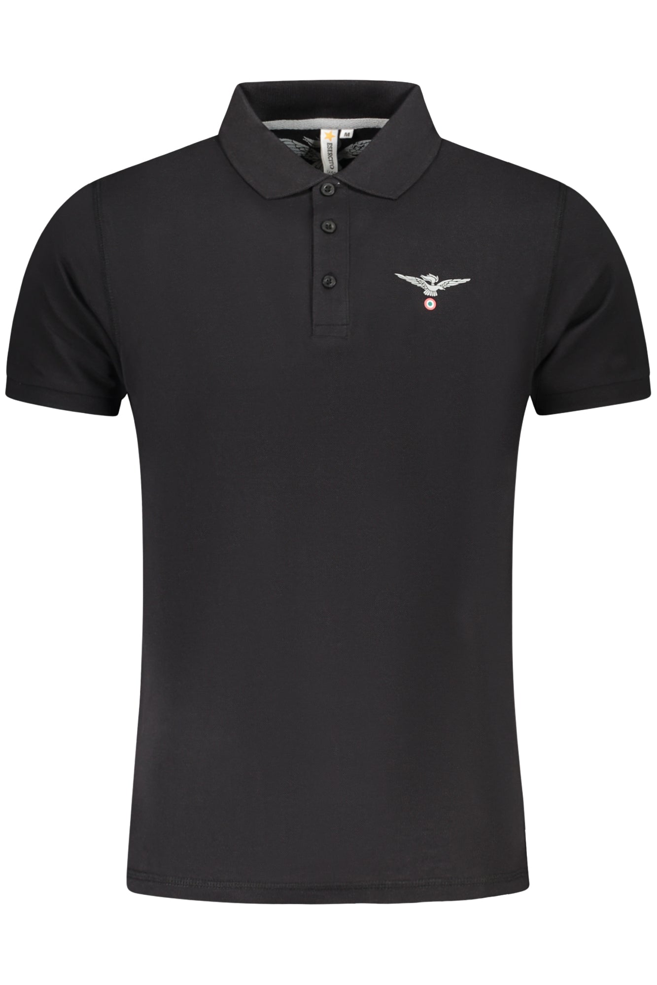 ESERCITO 1659 POLO MANICHE CORTE UOMO NERO