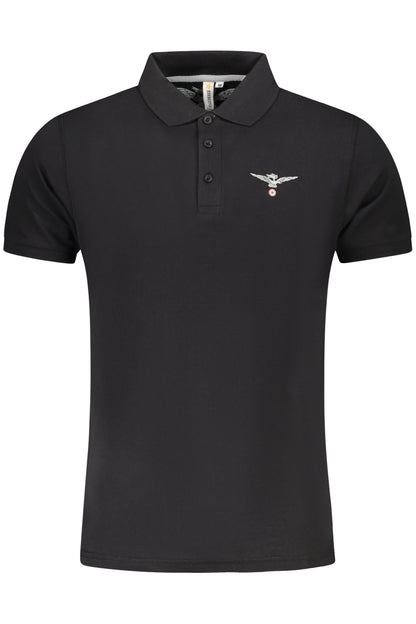 ESERCITO 1659 POLO MANICHE CORTE UOMO NERO
