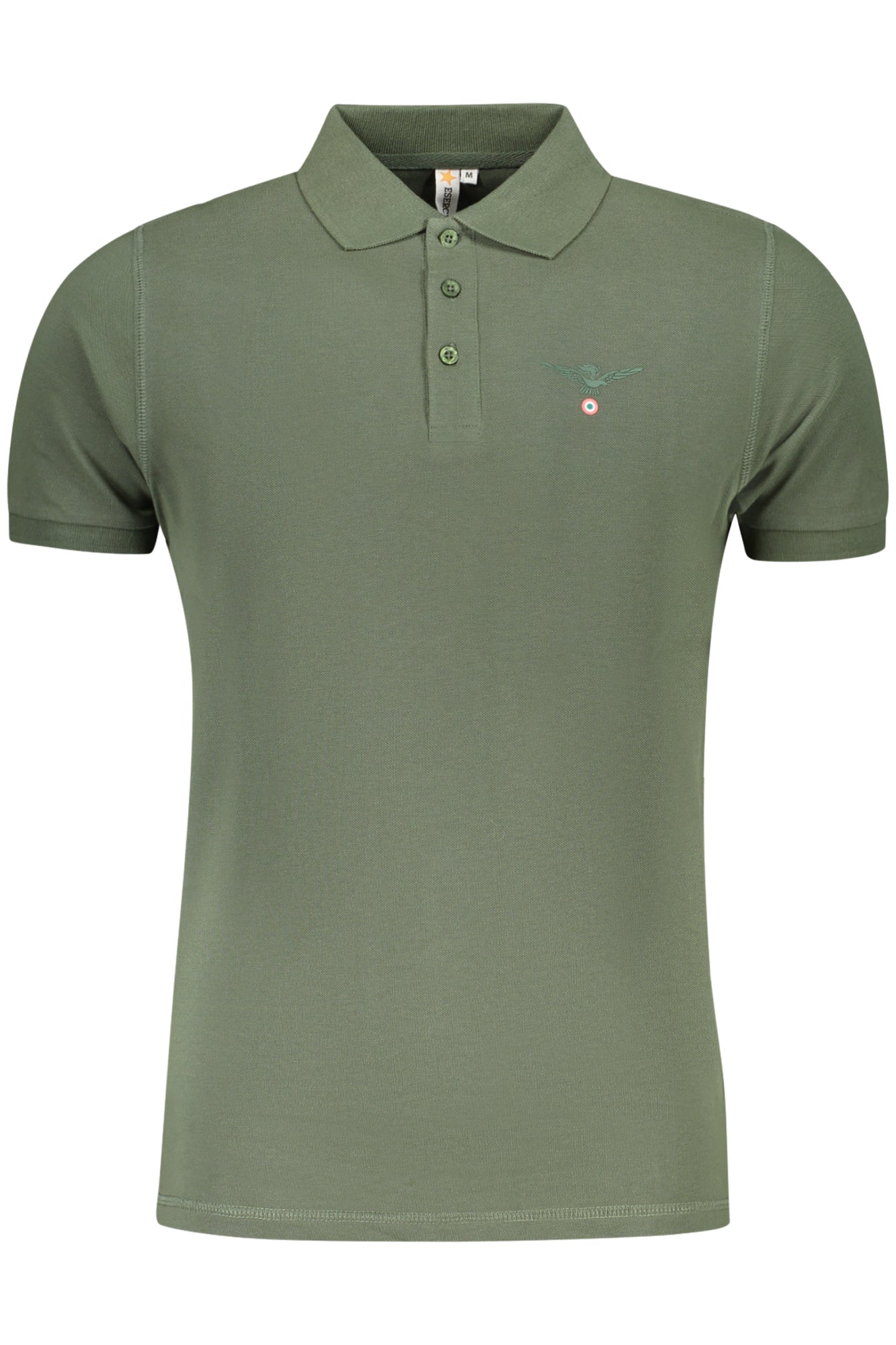 ESERCITO 1659 POLO MANICHE CORTE UOMO VERDE