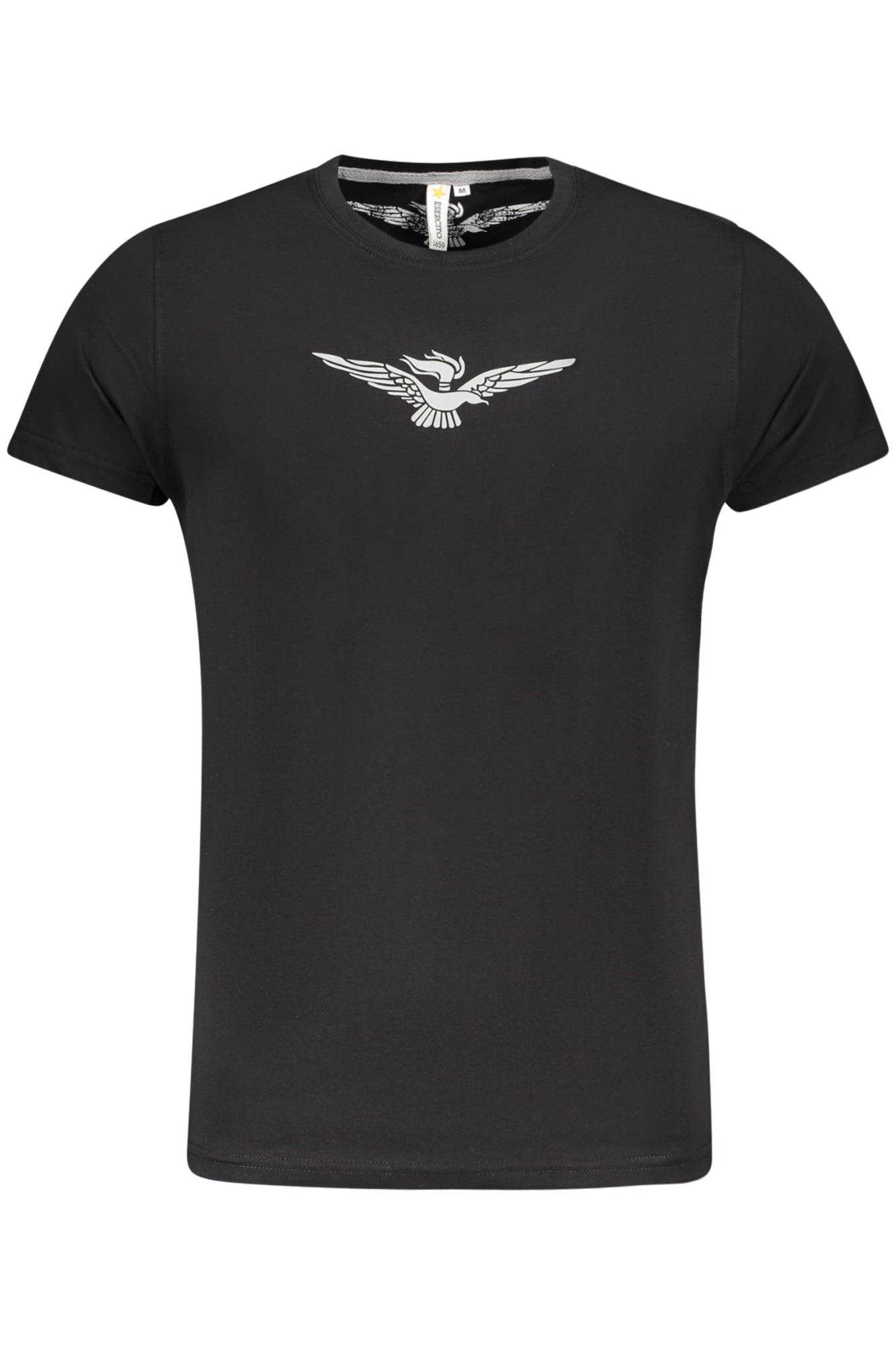 ESERCITO 1659 T-SHIRT MANICHE CORTE UOMO NERO