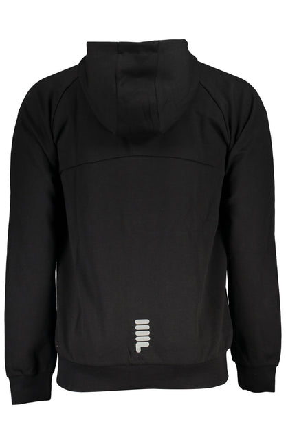 FILA FELPA CON ZIP UOMO NERO