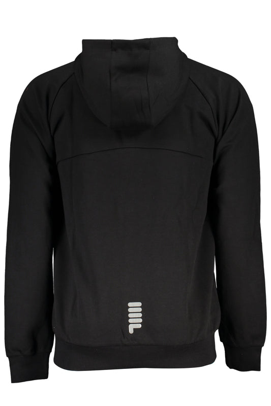 FILA FELPA CON ZIP UOMO NERO