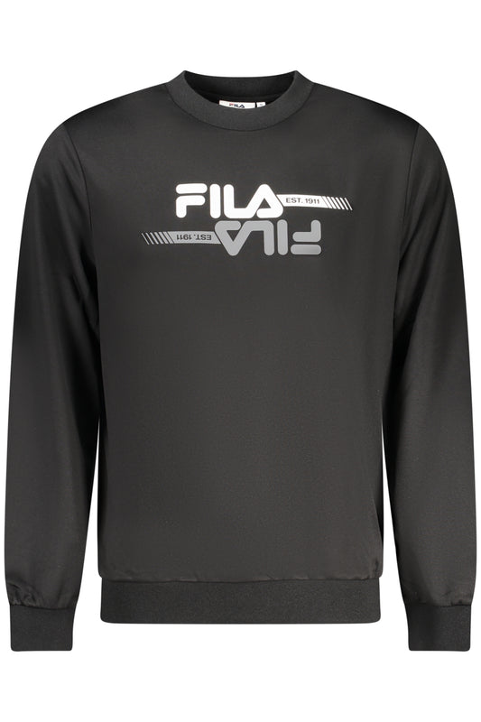 FILA FELPA SENZA ZIP UOMO NERO