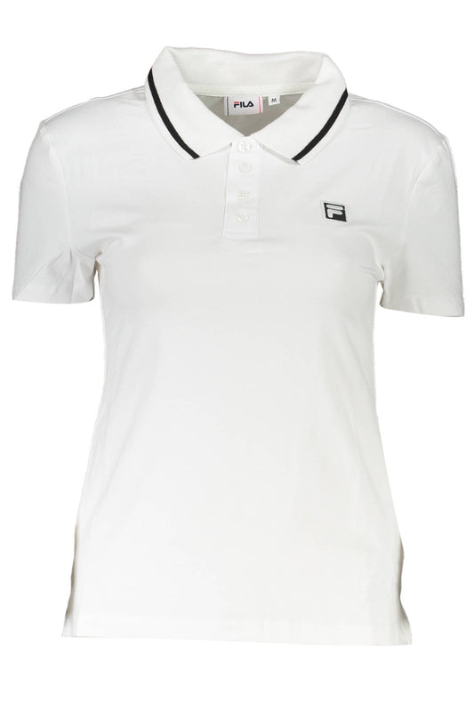 FILA POLO MANICHE CORTE DONNA BIANCO