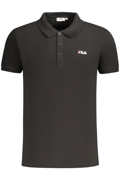 FILA POLO MANICHE CORTE UOMO NERO