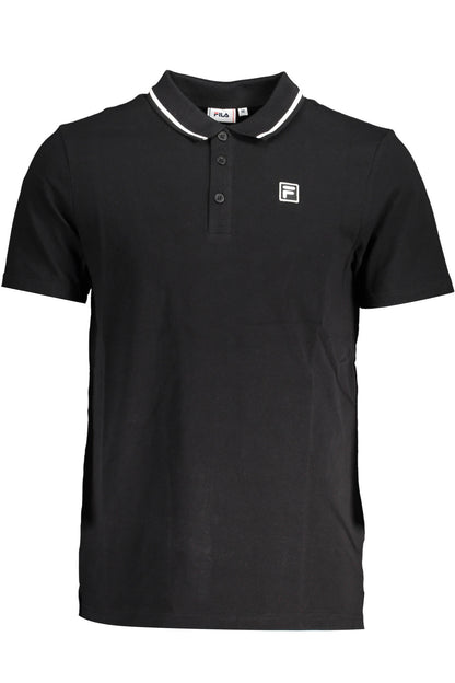 FILA POLO MANICHE CORTE UOMO NERO