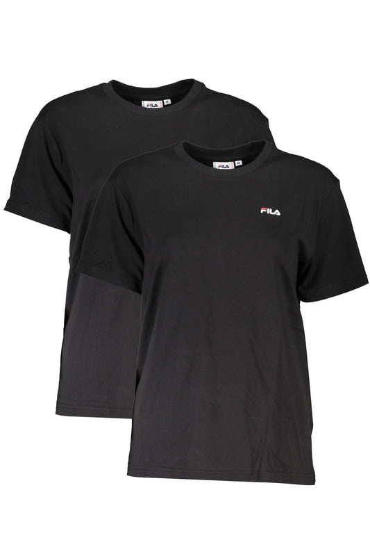 FILA T-SHIRT MANICHE CORTE DONNA NERO
